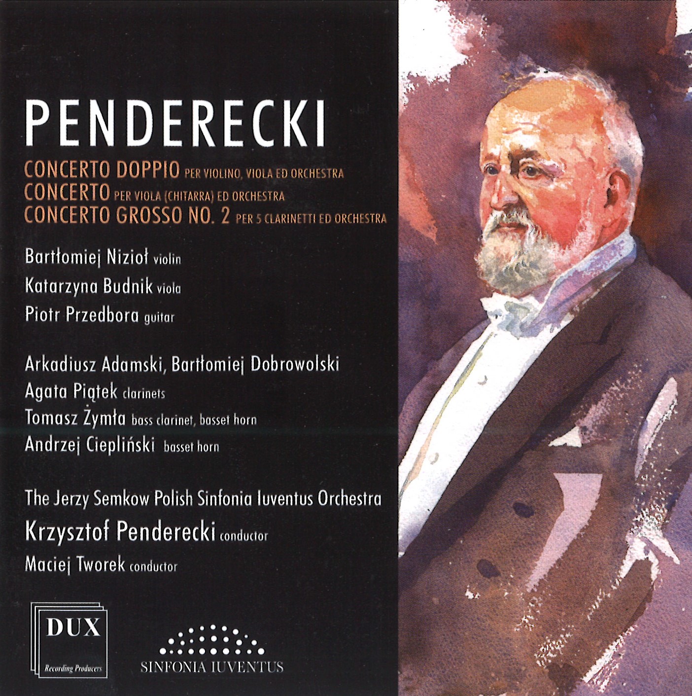 okładka płyty Penderecki Concertos