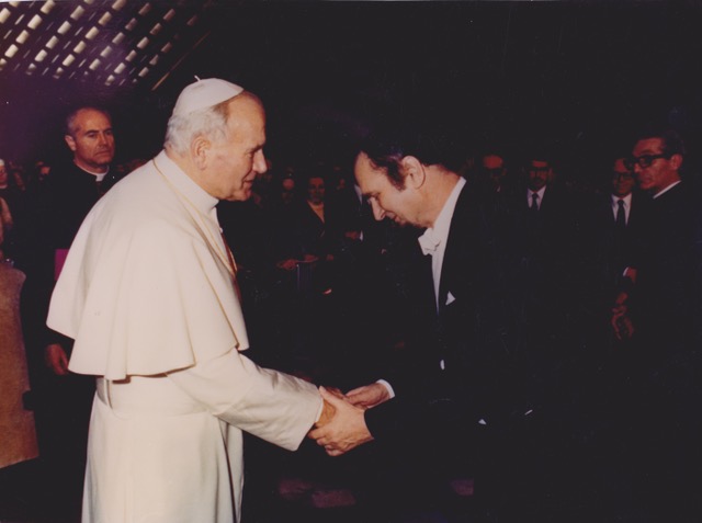 Jan Paweł II i Jerzy Semkow