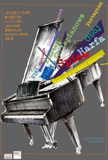 plakat Koncertu Laureatów Ogólnopolskiego Konkursu Muzycznego Centrum Edukacji Artystycznej