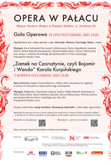 Opera w Pałacu plakat