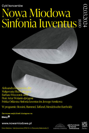Nowa Miodowa Sinfonia Iuventus plakat